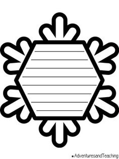 a black and white drawing of an ornament with lines in the shape of hexagon