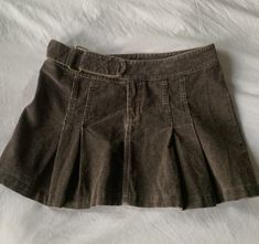 Brown Pleated Mini Skirt, Low Waisted Skirt, Goth Outfit, Skirt Y2k, Fits Clothes, The 2000s, Low Waisted, Pleated Mini Skirt, Dream Clothes