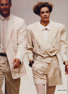 1980 Clothes, 1980s Fashion Trends, 1980 Fashion, Armani Fashion, Genderless Fashion, Fashion 80s, 80s Outfit, Power Suit