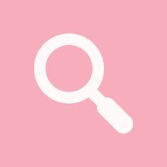 a magnifying glass on a pink background