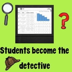 a poster with the words students become the detective