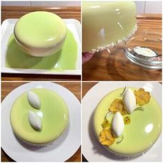 Pina Colada Torte, Pastry Ideas, Mirror Glaze, Mousse Cake, Pina Colada, Cakes And More, Glaze