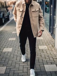 Winter Outfits Streetwear, Streetwear Outfit Men, Casual Brunch Outfit, November Outfits, Neutral Fall Outfits, Sweater Outfits Men, Mens Smart Casual Outfits, Smart Casual Menswear, Sophisticated Outfits