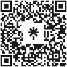 a black and white image of a qr code with an arrow in the center