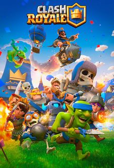 clash royale on the app store, with an image of several characters in different costumes