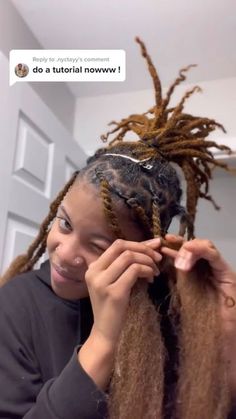 Hairstyles You Can Do Over Locs, Loc Extension On Locs, Two Strand Extensions Locs, Loc Styles With Braiding Hair, Extending Natural Locs, Dreadlocks With Extensions Black Women, Loc Extended Ponytail, Loc With Extensions, Adding Weave To Locs