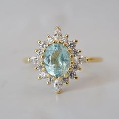 Neon Blue Color, Fall Rings, Paraiba Tourmaline, Diamond Carat, Marquise Diamond, Neon Blue, Ring Band, Ring Collections, Cz Stone