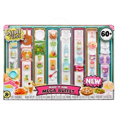 the new mega buffet toy is in its box