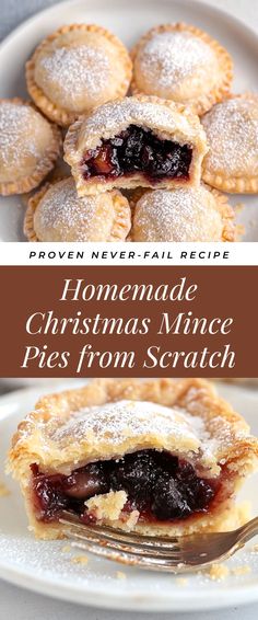 Image for Homemade Christmas Mince Pies from Scratch Irish Mince Pies, Pastry For Mince Pies, Mincemeat Cookies Christmas, Mince Pie Recipe Christmas, Mincemeat Pies Christmas, Mincemeat Recipes Christmas, Mince Pie Cookies, Christmas Mince Pie Recipe, Homemade Mincemeat Recipes