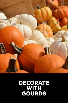 How to Decorate with Gourds Silver Spray Paint, Decorative Gourds, Painted Gourds, Wreath Forms, Personalized Accessories