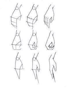 how to draw hands and feet step by step