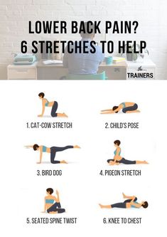 Exercises For Back Pain, Exercises For Back, Yoga Kurse, Back Pain Remedies, Yoga For Back Pain