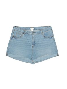 H&M Denim Shorts Size: 18 Bottoms - used. 78% COTTON, 21% POLYESTER, 1% ELASTANE | H&M Denim Shorts: Blue Bottoms - Size 18 Blue Denim Shorts, Blue Denim, Womens Bottoms, Denim Shorts, H&m, Women Handbags, Handbags, For Women, Blue