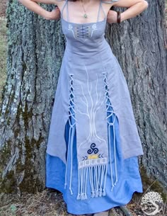 Wedding Dress Medieval, Pagan Dress, Pagan Wedding Dresses, Viking Wedding Dress, Wedding Dress Fantasy, Celtic Dress, Dress Medieval, Pagan Clothing, Elven Dress