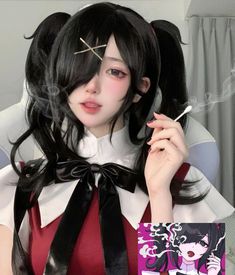 Not mine!! (⁠✿⁠^⁠‿⁠^⁠)  cosplay,needy streamer overdose,kangel Cosplay Cute, Wig Styling