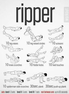 a poster with instructions on how to do an upper body workout for the beginner