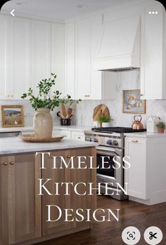 the kitchen is clean and ready for us to use in its new owner's home