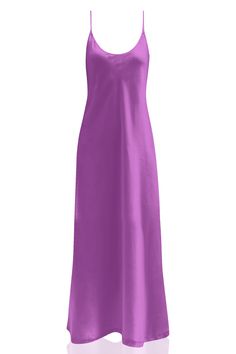 Kyle X Shahida full length slip dress purple slip dress long cami dress Slip Dress Maxi, Purple Slip Dress, Silk Cami Dress, Satin Cami Dress, Cami Slip Dress, Purple Maxi, Dress Backless, Silk Cami, Satin Cami