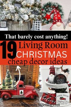 christmas decorating ideas that really cost anything