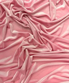 the pink fabric is very soft and shiny