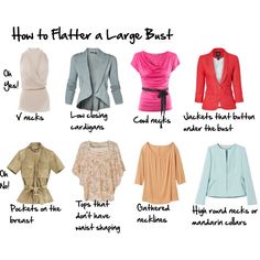 How to flatter a large bust Big Bust Fashion, Plus Size Capsule Wardrobe, Types Of Clothes, Inside Out Style, Hello Ladies, Fashion Institute, Big Bust, Mode Casual, Up Girl