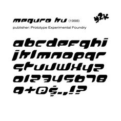 some type of font that is black and white with the letters in different languages on it