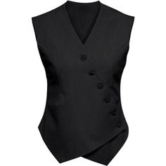 76% Polyester, 17% Viscose, 7% Spandex Imported Button Closure Material: Crafted From A Blend Of Premium Fabrics, Our Vests Are Soft, Comfortable And Durable. The High-Quality Materials Ensure Long-Lasting Wear And Easy Care. Features: V Neck Blazer Vests, Sleeveless Style Allows For Easy Layering, Asymmetric Button Front Closure, Fitted Silhouette, Classic Solid Color. A Versatile Addition To Your Wardrobe. Occasion: Our Waistcoats Are Perfect For A Variety Of Occasions. Wear Them To The Office Fitted Tops With Side Buttons For Work, Fitted Buttoned Vest For Office, Fitted Button Vest For Office, Tailored Black Vest With Button Closure, Fitted Workwear Vest With Buttons, Fitted Vest With Buttons For Work, Black Buttoned Office Vest, Black Buttoned Vest For Office, Black Workwear Vest With Button Closure