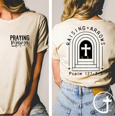 Soft style t-shirt made with both men and women in mind. Pre-laundered to reduce shrinkage. Extremely lightweight making this the perfect summer t-shirt. Raising Arrows, Psalm 127, Style T Shirt, Summer Tshirts, Soft Style, Perfect Summer, Psalms, Thing 1, Men And Women