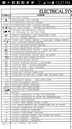 the electrical symbols are shown in black and white, as well as on this page