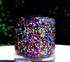 Rainbow Star Sprinkles Hand made custom nail by GlimmerbyErica, $9.00 Cute Nail Polish, Star Sprinkles, Gamine Style, New Nail Polish, Money Tree, Nail Products, Rainbow Brite, Rainbow Star, Glitter Nail Polish