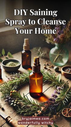 Cleanse your home with a DIY saining spray inspired by traditional Scottish practices. Using herbs, essential oils, and salt, this guide shows you how to create a powerful cleansing spray for protection, purification, and spiritual balance. Perfect for clearing negative energy and inviting positivity, this simple spray is an essential addition to your witchcraft practice and can be used regularly or for special rituals. Cleanse Room Of Negative Energy, Salt Vinegar Water Negative Energy, Protection Salt Recipe, New House Rituals, How To Cleanse Your Home Of Bad Energy, Herbs For Cleansing, Witchcraft Practice, Cleanse Your Home, Witchcraft Diy