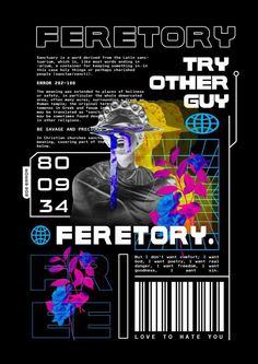 Feretory the other guy love to hate you graphic design poster Font Outline, Streetwear Tshirt Design, Graphic Design Collection, Brutalist Design, Album Art Design, Graphic Poster Art, Streetwear T Shirt