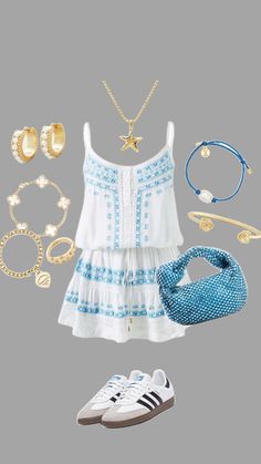 Bahamas Outfit Ideas, Cutesy Outfit, Europe Travel Outfits, Stylish Lifestyle, Outfit Layout, Cute Dress Outfits, Trip Outfits