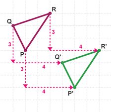 three triangles are shown in the same diagram