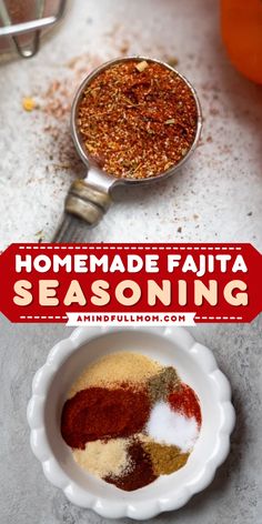 Take your fajitas to the next level with this Homemade Fajita Seasoning! This easy seasoning recipe from scratch is perfectly balanced and easy to make. Add this to your Cinco de Mayo dinner menu! Homemade Fajitas, Fajita Seasoning Recipe, Fajita Mix, Fajita Seasoning Mix, Homemade Fajita Seasoning, Frugal Girls, Seasoning Recipe, Rub Recipes