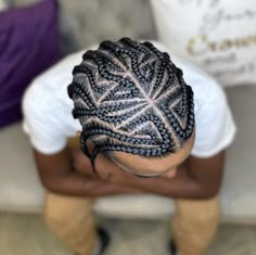 King Hairstyle, Mens Twists, Mens Twists Hairstyles, Cornrow Designs, Braids With Fade