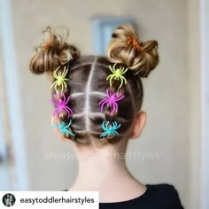 Wacky Hairstyles, Girls School Hairstyles, Halloween Hairstyles, Crazy Hair Day At School