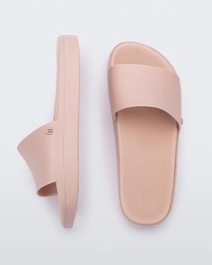 Beach Slide in Light Pink – Melissa Shoes Punk Love, Punk Movement, Beach Slides, Melissa Shoes, Viktor & Rolf, Jelly Shoes, Slide In, Quirky Design, Eva Sole