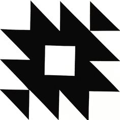 an abstract black and white pattern with squares on the bottom, diagonals in the middle