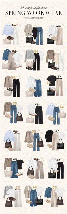 spring workwear, spring work outfit, spring business casual outfits, spring work outfits office chic, spring work outfits for women business casual, smart casual work outfit, summer office outfits, summer workwear, summer work outfits for women, capsule wardrobe, spring outfits, elevated spring outfit, smart casual spring outfit, business casual spring outfit, office outfits women, casual office outfits women, simple spring outfit, neutral spring outfit Spring Working Outfit, Office Outfit Women Summer, Casual Office Spring Outfits, Summer In Office Outfit, Smart Casual Women Summer Dress, Capsule Wardrobe Work Office Summer, Office Looks For Women Summer, Spring Outfit Office, Spring Corporate Outfits