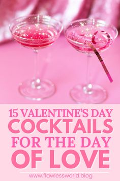 valentine's day cocktails for the day of love