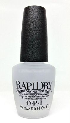 OPI TREATMENTS RAPIDRY TOP COAT Quick Dry Top Coat Listed Price is for 1 bottle 0.5oz/15ml ****** We sell 100% Authentic, Brand New in Manufacturer's packaging.   Salon Professional Recommended   Due to change from the manufactures’ packaging couple times in the past years,   depends on stock, you may receive items which have a different packaging than in the photos   MADE IN USA On rare occasions same color from same manufacturer may have slight color variance depending on batch. Please do not Cnd Nail Polish, Cnd Nails, China Glaze Nail Polish, Out Of Reach, Opi Nail Polish, Street Swag, Womens Nails, Nail Polish Collection, China Glaze