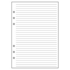 a lined paper with three circles on the bottom and two dots at the top, in grey