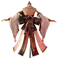 Game Genshin Impact Yae Miko Cosplay Costumes Wigs Gloves Bowknots Skirts Handdress Costumes For Yae Miko Earring Thing, Yae Miko Figurine, Yae Miko Fox Form Crochet, Yae Miko Cosplay, Genshin Impact Yae Miko, Costumes Wigs, Yae Miko, Costume Wigs, Genshin Impact