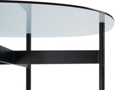 Oval and round glass tops get eye-catching support from a crisp architectural powder-coated steel base. The Flume table legs cleverly and unobtrusively attach through the tempered glass top to create an understated yet winsome detail. Side table and round coffee table also available.

- Smoked tempered glass top with black powder-coated steel stretcher and legs
- Clear tempered glass top with putty powder-coated steel stretcher and legs
- Leveling feet for added stability
- Assembly required Blu Dot, Round Coffee Table, Table Legs, Coffee Tables, Powder Coated, Round Glass, End Tables, Tempered Glass, Side Table