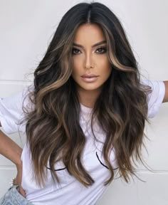 Embrace Messy Hair, Balayage Hair Color Ideas, Balayage Hair Color, Highlights Curly Hair, Brown Hair Inspo, Gorgeous Hair Color, Hair Color Techniques, Dark Brown Hair Color, Trendy Hair Color