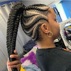 Neat Hairstyles, Vacay Hair, Braid Ponytail, Pony Tails, Goddess Braids Hairstyles, Bun Bun, Braided Bun Hairstyles