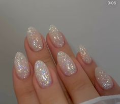 Long And Short Nails, Nails Champagne, Nails Cream, Nails Charms, Nails Coral, Hoco Nails, Nails Colorful, Nails Chrome, Gold Prom