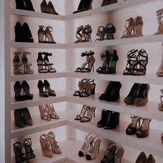 Rich Closet Aesthetic, بيوت ملكية, Dream Closet Design, Luxury Closets Design, Shoes Heels Classy, Rich Girl Lifestyle, Luxury Lifestyle Dreams, Heels Classy