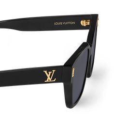 LOUIS VUITTON® - Lv Confidence Square Sunglasses - Black Sunglasses Louis Vuitton, Lv Sunglasses, Men Accessory, Vip Experience, Louie Vuitton, Black Sunglasses Square, Gentleman Aesthetic, Items For Men, Lv Logo